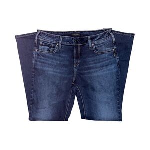 Silver Jeans Indigo Wide Leg Denim